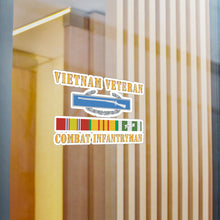 Load image into Gallery viewer, Kiss-Cut Vinyl Decals - Vietnam Veteran - Cbt Infantryman w CIB VN SVC X 300
