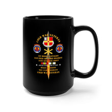 Load image into Gallery viewer, Black Mug 15oz - Cold War Vet - 1st Missile Bn, 81st Artillery 56th Artillery Group - Neu-Ulm Germany - Firing Missile  w COLD SVC
