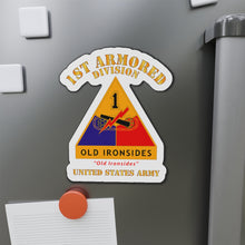 Load image into Gallery viewer, Die-Cut Magnets - Army - DUI - 1st Armored Division - Old Ironsides - US Army X 300
