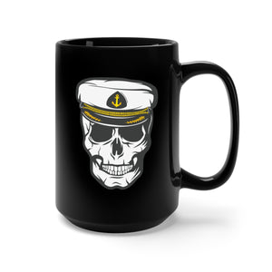 Black Mug 15oz - Sailor - Skull - Cap X 300