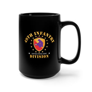 Black Mug 15oz - 49th Infantry Division - 49ers X 300