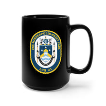 Load image into Gallery viewer, Black Mug 15oz - Navy - USS Minneapolis-Saint Paul (LCS-21) wo Txt X 300
