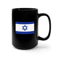 Load image into Gallery viewer, Black Mug 15oz - Flag of Israel X 300
