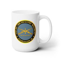 Load image into Gallery viewer, White Ceramic Mug 15oz - Army - 4th Bn 3rd Infantry Regiment - Washington DC - The Old Guard w Inf Branch
