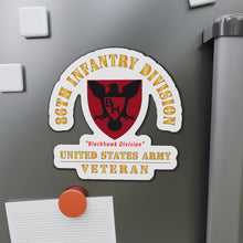 Load image into Gallery viewer, Die-Cut Magnets - Army - SSI - 86th Infantry Division - Blackhawk Division - US Army Veteran X 300
