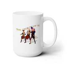 Load image into Gallery viewer, White Ceramic Mug 15oz - America - Spirit of 76
