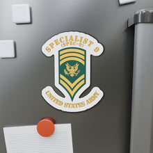 Load image into Gallery viewer, Die-Cut Magnets - Army - Enlisted - SPEC 9 - Specialist 9  - Std X 300
