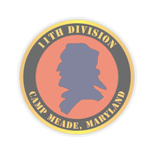 Load image into Gallery viewer, Kiss - Cut Stickers - Army - 11th Division - Camp Meade, Maryland X 300
