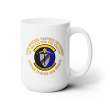 Load image into Gallery viewer, White Ceramic Mug 15oz - USAF - 17th Special Tactics Squadron
