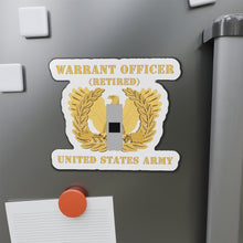 Load image into Gallery viewer, Die-Cut Magnets -SSI -  Army - Warrant Officer - W01 - Retired - Flat - Eagle and Bar X 300

