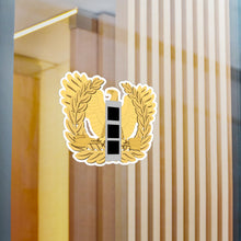Load image into Gallery viewer, Kiss-Cut Vinyl Decals - Army - Chief Warrant Officer - W03 - Flat - Eagle and Bar wo txt X 300
