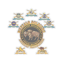 Load image into Gallery viewer, Kiss - Cut Stickers - Army - Buffalo Soldiers - Infantry - Cavalry Regiments - All DUIs X 300

