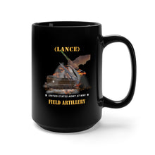 Load image into Gallery viewer, Black Mug 15oz - Army - Field Artillery - Multiple LANCE Firing
