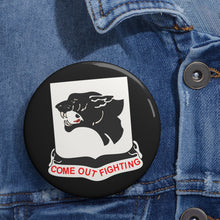 Load image into Gallery viewer, Custom Pin Buttons - 761st Tank Battalion - Black Panthers wo Txt
