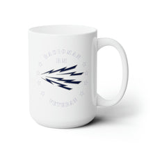 Load image into Gallery viewer, White Ceramic Mug 15oz - Navy - Radioman - RM - Veteran wo Bkgnd - White
