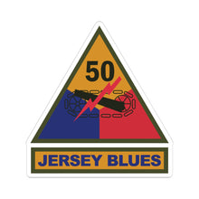 Load image into Gallery viewer, Kiss-Cut Stickers - SSI - 50th Armored Division w Name Tape X 300
