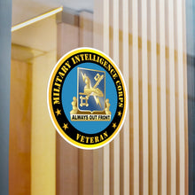 Load image into Gallery viewer, Kiss-Cut Vinyl Decals - Army - Military Intellligence Corps Veteran
