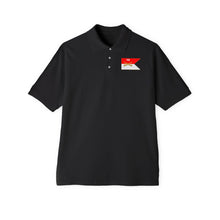 Load image into Gallery viewer, Men's Piqué Polo - 10th Cavalry Guidon - Buffalo Soldiers
