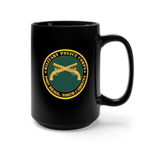 Load image into Gallery viewer, Black Mug 15oz - Army - Military Police - Branch - Fort Bragg, NC X 300
