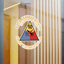 Load image into Gallery viewer, Kiss-Cut Vinyl Decals - Army - 50th Armored Division - SSI - Armored Warfare - ARNG X 300
