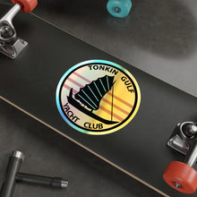 Load image into Gallery viewer, Holographic Die-cut Stickers - Vietnam - Tonkin Gulf - Yacht Club
