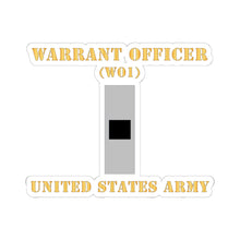 Load image into Gallery viewer, Kiss-Cut Stickers - Army - Warrant Officer - W01 - Flat X 300
