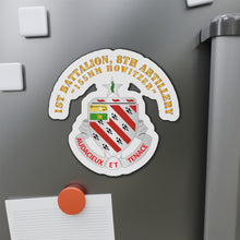 Load image into Gallery viewer, Die-Cut Magnets - Army - 1st Battalion, 8th Artillery - V1 wo DS
