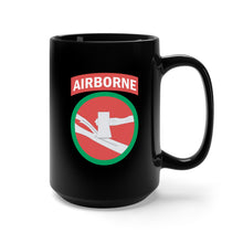 Load image into Gallery viewer, Black Mug 15oz - SSI - 84th Infantry Division w Airborne Tab X 300
