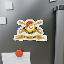 Load image into Gallery viewer, Die-Cut Magnets -SSI - Army  - 316th Cavalry Brigade - DUI w Br - Ribbon X 300
