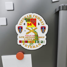 Load image into Gallery viewer, Die-Cut Magnets - Army - Vietnam Combat Vet - 54th Artillery Group - II Field Force w VN SVC X 300
