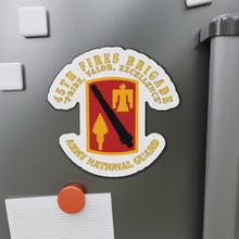 Load image into Gallery viewer, Die-Cut Magnets - Army - 45th Fires Brigade - Pride, Valor, Excellence - SSI - ARNG
