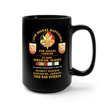 Load image into Gallery viewer, Black Mug 15oz - Army - 72nd Signal Bn, 5th Signal Command, USA STRATCOM, EUR, Karlsruhe, Germany w Cold Svc X 300
