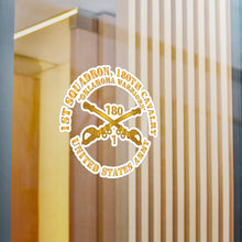 Load image into Gallery viewer, Kiss-Cut Vinyl Decals - Army - 1st Squadron, 180th Cavalry Branch - Oklahoma Warriors - US Army X 300
