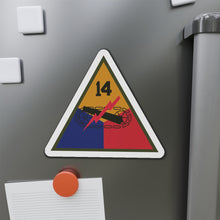 Load image into Gallery viewer, Die-Cut Magnets -SSI - 14th Armored Division X 300
