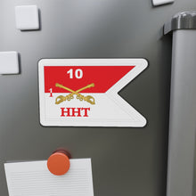 Load image into Gallery viewer, Die-Cut Magnets - Army - HHT -  1st Squadron - 10th Cavalry Guidon w White Boundaries X 300
