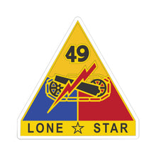 Load image into Gallery viewer, Kiss-Cut Stickers - Army - DUI - 49th Armored Division X 300
