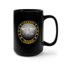 Load image into Gallery viewer, Black Mug 15oz - Colonel Veteran
