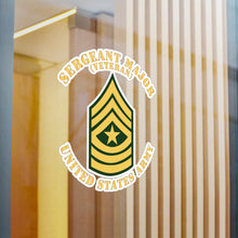 Load image into Gallery viewer, Kiss-Cut Vinyl Decals - Army - Sergeant Major - SGM - Veteran - Flat X 300
