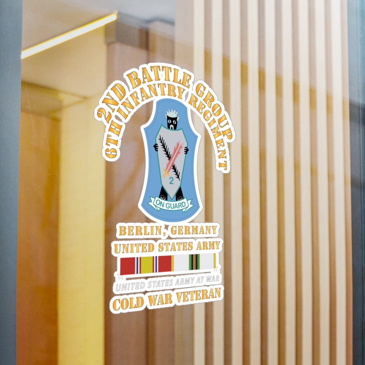 Kiss-Cut Vinyl Decals - 2nd Battlegroup - 6th Infantry Regt - Berlin B ...