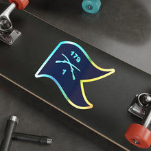 Load image into Gallery viewer, Holographic Die-cut Stickers - 1st Battalion, 179th Infantry Regiment - Guidon - Waving X 300
