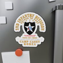 Load image into Gallery viewer, Die-Cut Magnets - Army - 2nd Infantry Div - Camp Casey Korea - Tong Du Chon X 300
