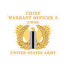 Load image into Gallery viewer, Kiss-Cut Stickers - Army - Chief Warrant Officer - CW05 - Flat - Eagle and Bar X 300
