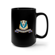 Load image into Gallery viewer, Black Mug 15oz - Army - 24th Aviation Battalion - DUI w Ribbon X 300
