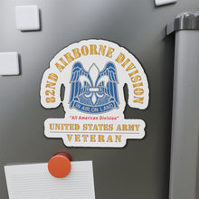 Load image into Gallery viewer, Die-Cut Magnets - Army - DUI - 82nd Airborne Division - All American Division - US Army Veteran X 300

