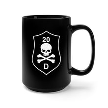 Load image into Gallery viewer, Black Mug 15oz - SSI - 20th Infantry Division X 300
