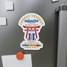 Load image into Gallery viewer, Die-Cut Magnets - Army - Combat Veteran - 187th Infantry Regiment - Torii, Rakkasans, Let Valor Not Fail, English, Latin w CIB w WWII PAC SVC X 300
