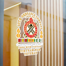 Load image into Gallery viewer, Kiss-Cut Vinyl Decals - 40th Ordnance Company - ORD Emblem - Ammo Boys - Long Binh, Vietnam Vet w VN SVC X 300
