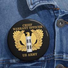 Load image into Gallery viewer, Custom Pin Buttons - Emblem - Warrant Officer - CW2
