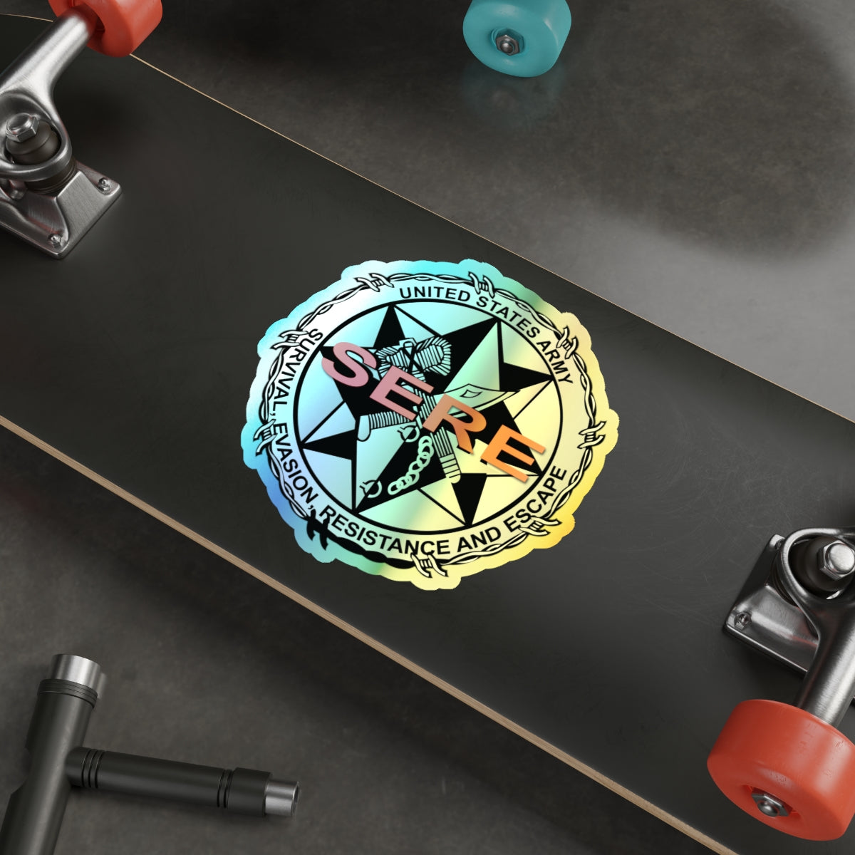 Holographic Die-cut Stickers - US Army - SERE – MIP Brand Store