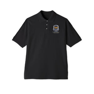 Men's Piqué Polo - Jag Corps Crest - Pen is Mighter